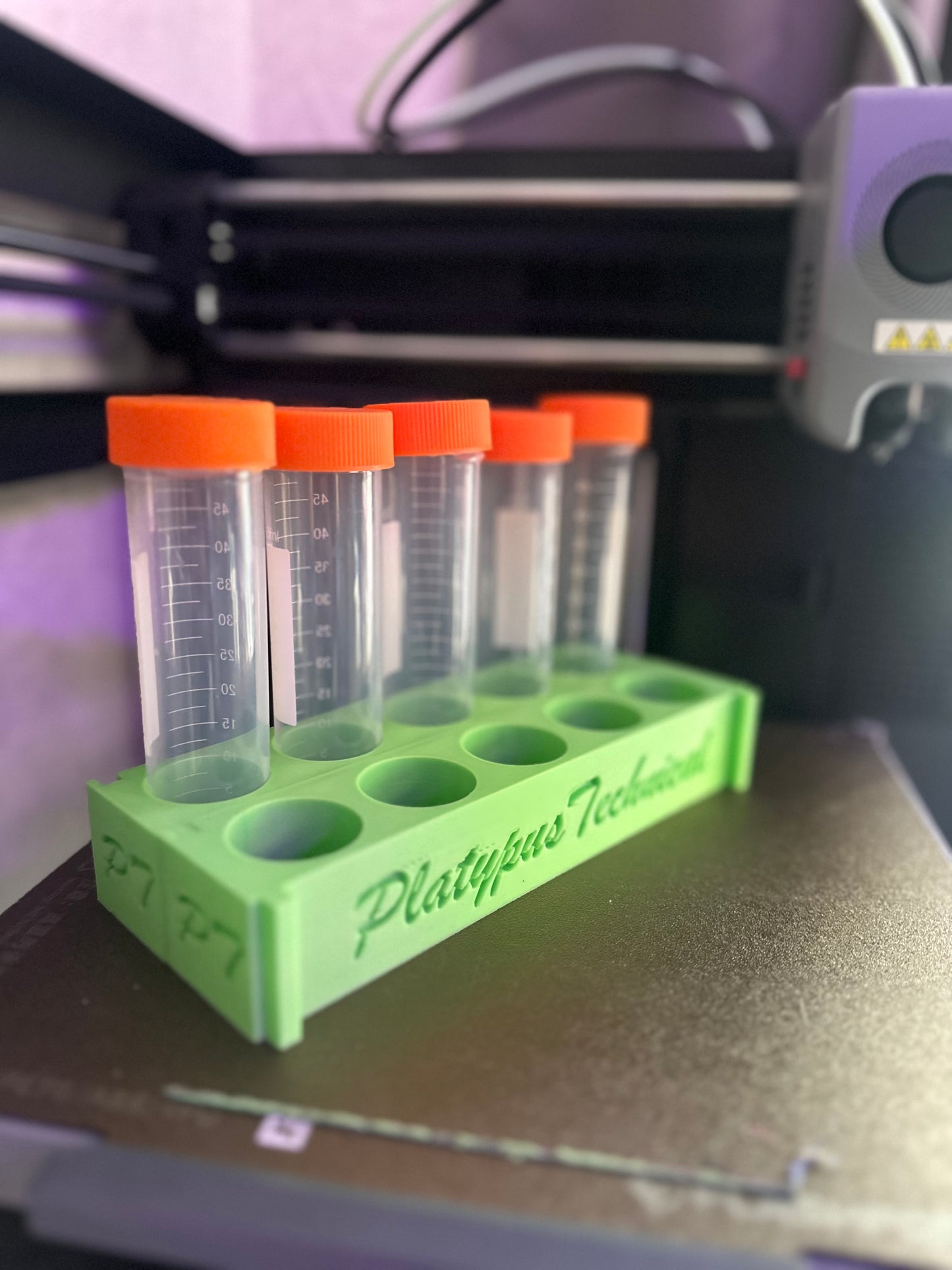 Platy’s 50mL Tube Holder – 5 Tube Capacity
