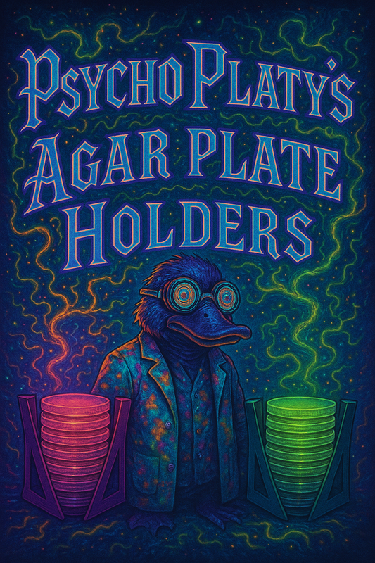 🍄 Psycho Platy’s Custom Agar Plate Holders 🍄